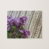 Lilacs auf alten Noten Puzzle (Horizontal)