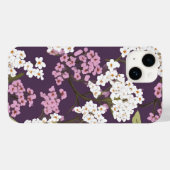 Lilacs auf Lila Case-Mate iPhone Hülle (Rückseite (Horizontal))