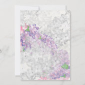 Lilacs bei der Frühjahrsszension des Blooms Einladung (Rückseite)