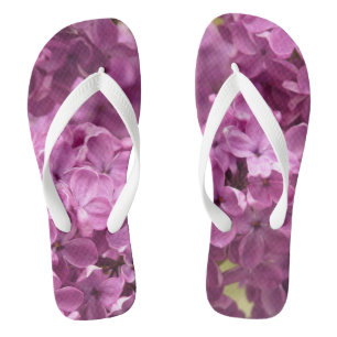Lilacs Blume Flip Flops Badesandalen