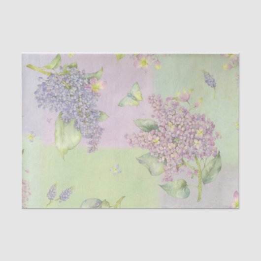 Lilacs-Blume Seidenpapier (Vorderseite)