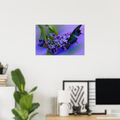 Lilacs & Butterfly Poster (Heimbüro)