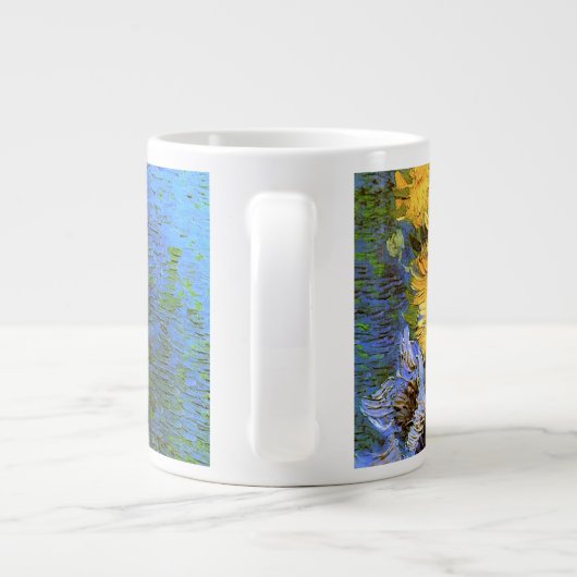 Lilacs Daisies & Anemones Van Gogh Fine Art Jumbo-Tasse (Rückseite)