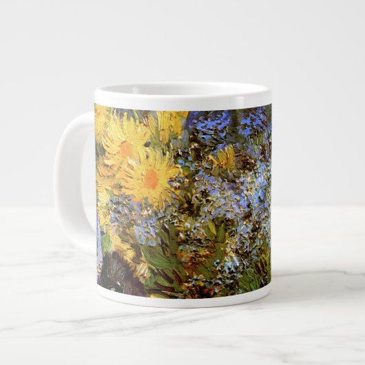 Lilacs Daisies & Anemones Van Gogh Fine Art Jumbo-Tasse (Vorderseite Links)