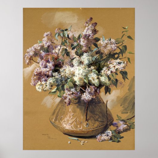 Lilacs Elizabeth Nourse Poster (Vorne)