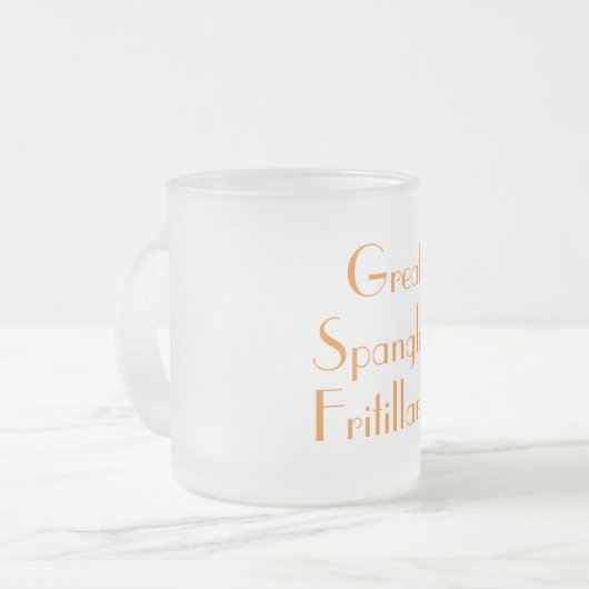 Lilacs finden - Große verschüttete fritilerische T Mattglastasse (Vorderseite Links)