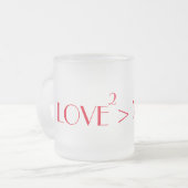 Lilacs finden - Liebe Squared Tasse (Vorderseite Links)