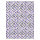 Lilacs Floral Cotton Tablecloth Tischdecke (Vorderseite)