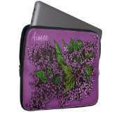 Lilacs Floral Laptopschutzhülle (Vorne Rechts)