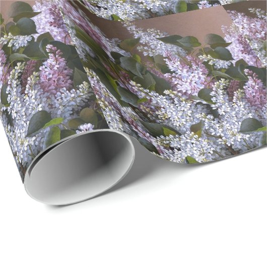 Lilacs Geschenkpapier (Rolleneckpunkt)