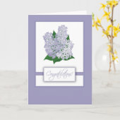 Lilacs Glückwünsche Karte (Gelbe Blume)