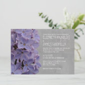 Lilacs Hochzeit Einladungen (Stehend Vorderseite)