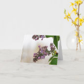 Lilacs im Frühling Karte (Gelbe Blume)