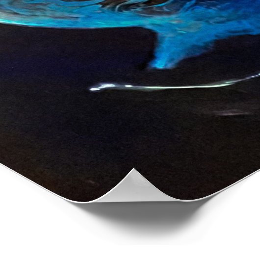 Lilacs in Abstrakter Vase Print Poster (Ecke)