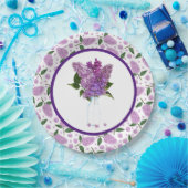 Lilacs in der Frühjahrspapierplatte Pappteller (Party)