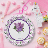 Lilacs in der Frühjahrspapierplatte Pappteller (Party)