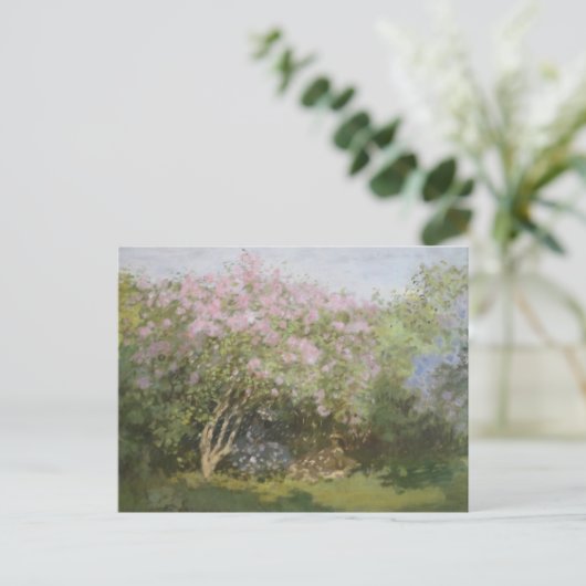 Lilacs in der Sonne von Claude Monet Postcard Postkarte (Stehend Vorderseite)