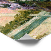 Lilacs in einem Fenster Mary Cassatt Fine Art Poster (Ecke)