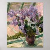Lilacs in einem Fenster Mary Cassatt Fine Art Poster (Vorne)