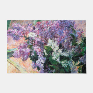 Lilacs in einem Fenster, Mary Cassatt Fußmatte