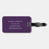 Lilacs in einem Fenster | Mary Cassatt Gepäckanhänger (Rückseite horizontal)