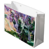 Lilacs in einem Fenster, Mary Cassatt Große Geschenktüte (Vorderseite Schrägansicht)