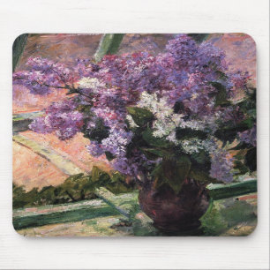 Lilacs in einem Fenster, Mary Cassatt Mousepad