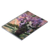 Lilacs in einem Fenster | Mary Cassatt Notizblock (Linke Seite)