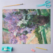 Lilacs in einem Fenster, Mary Cassatt Seidenpapier (Basteln)