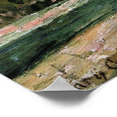 Lilacs in einem Fenster Poster (Ecke)