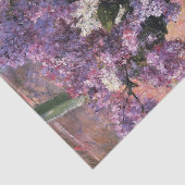 Lilacs in einem Fenster-Testpapier Seidenpapier (Ausschnitt)