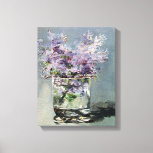Lilacs in einem Glas von Edouard Manet Leinwanddruck