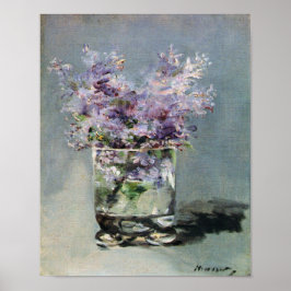 Lilacs in einem Glass Edouard Manet Kunst Poster