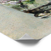 Lilacs in einem Glass Edouard Manet Kunst Poster (Ecke)