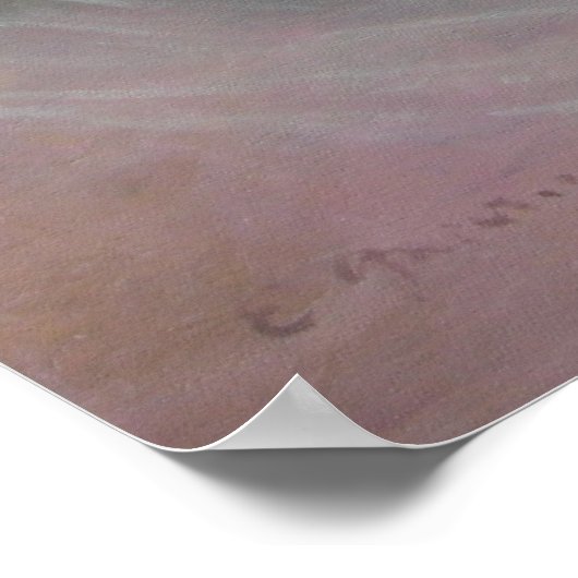 Lilacs in einer Vase Poster (Ecke)