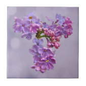 Lilacs in Springtime Fliese (Vorderseite)