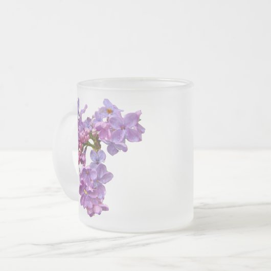 Lilacs in Springtime Mattglastasse (Vorderseite Links)