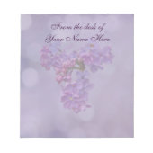 Lilacs in Springtime Notizblock (Vorderseite)