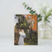 Lilacs in Sun Postkarte (Stehend Vorderseite)