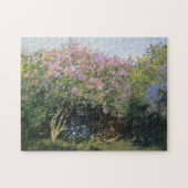 Lilacs in the Sun Monet Fine Art Puzzle (Horizontal)