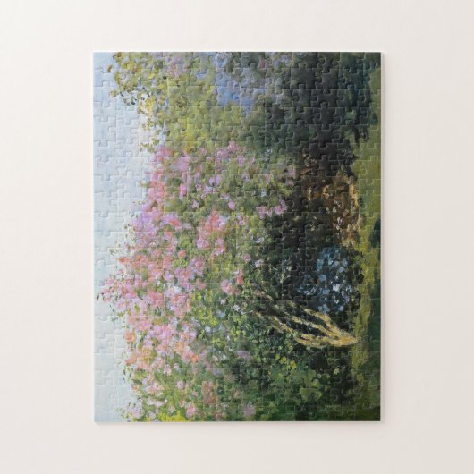 Lilacs in the Sun Monet Fine Art Puzzle (Vertikal)