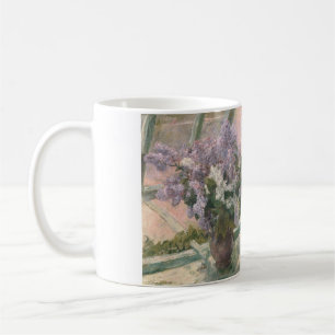 Lilacs in Window von Mary Cassatt American Painter Kaffeetasse