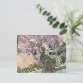 Lilacs in Window von Mary Cassatt American Painter Postkarte (Stehend Vorderseite)