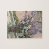 Lilacs in Window von Mary Cassatt American Painter Puzzle (Horizontal)