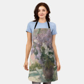 Lilacs in Window von Mary Cassatt American Painter Schürze (Getragen)