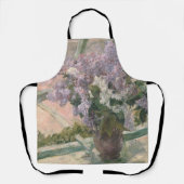 Lilacs in Window von Mary Cassatt American Painter Schürze (Vorderseite)