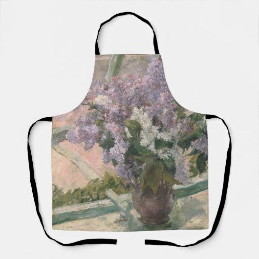 Lilacs in Window von Mary Cassatt American Painter Schürze (Vorderseite)