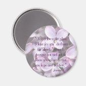Lilacs Jeremiah 29:11 Magnet (Vorderseite/Rückseite)