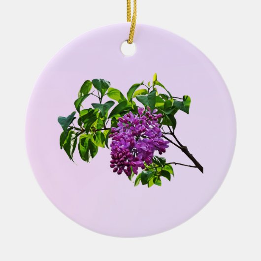 Lilacs Just Opening Keramik Ornament (Vorne)
