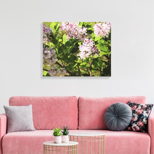 Lilacs Leinwanddruck (Insitu (Wohnzimmer))